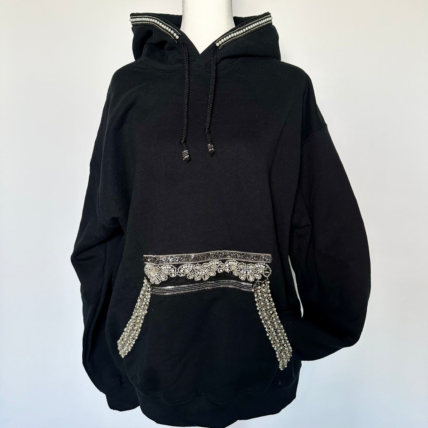 Crystal Luster Elegance Hoodie