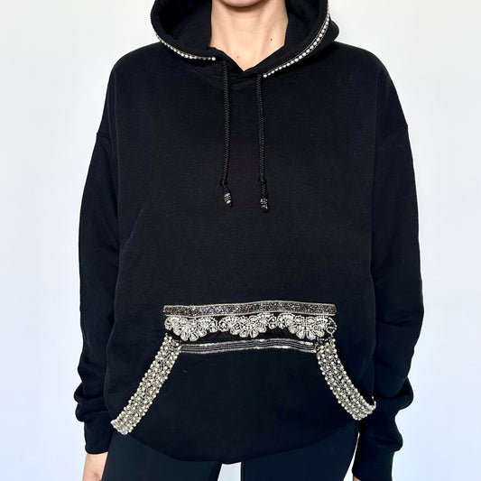 Crystal Luster Elegance Hoodie